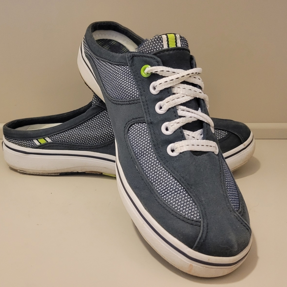 Keds Women's Lace-up Low Back Blue Sneakers